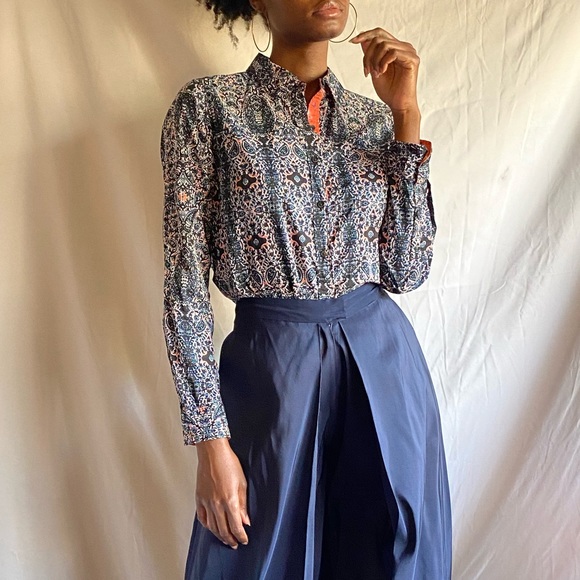 Joe fresh printed dress shirt Cotten - Picture 3 of 12